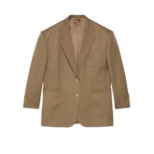 Wool Jacket With Horsebit