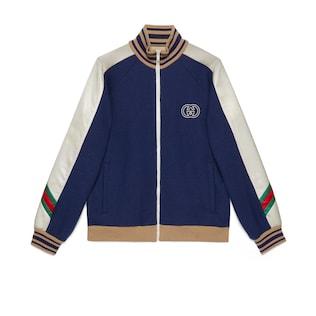 Wool Jersey Zip Jacket