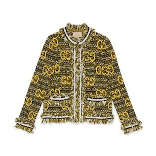 Wool Mohair Gg Cardigan 
