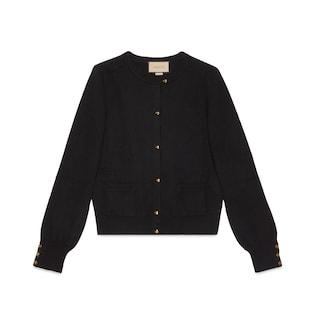 Wool Mohair Cashmere Cardigan