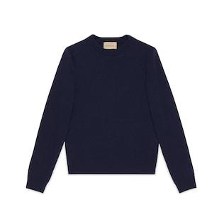 Wool Sweater With Gucci Patch