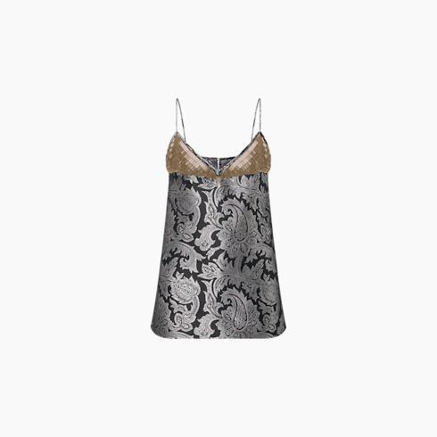 Bead Accent Paisley Camisole