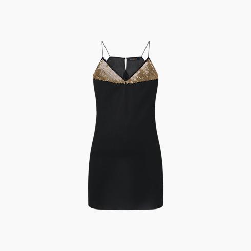 Bead Embroidery Slip Dress