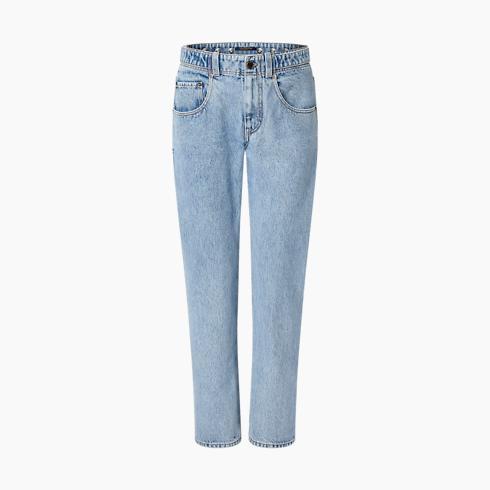 Bleached Denim Jeans