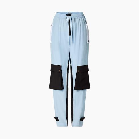 Color-Blocked Cargo Pants
