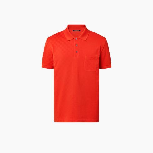 Cotton Half Damier Pocket Polo