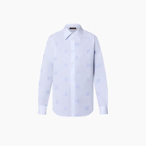 Cotton Long-Sleeved Slim Shirt
