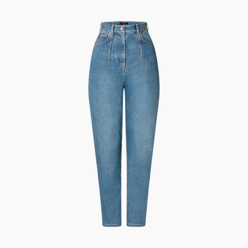 Denim Carrot Pants