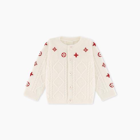 Embroidered Knitted Cardigan