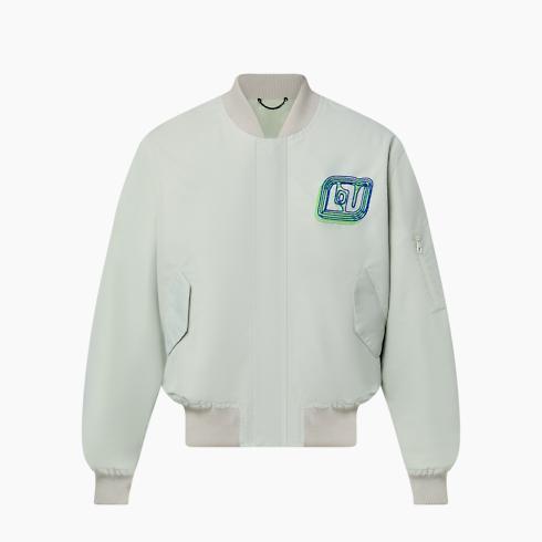Embroidered Lightweight Bomber