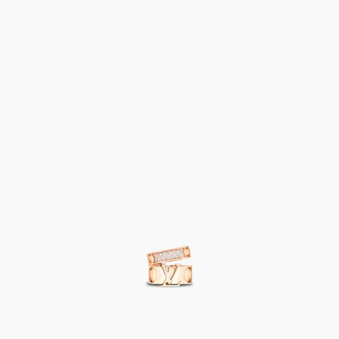 Empreinte Ear Cuff, Pink Gold And Diamonds - Per Unit