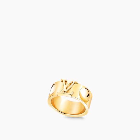 Empreinte Large Ring, Yellow Gold
