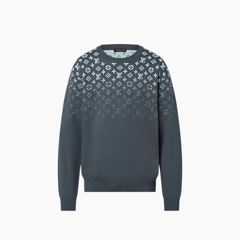 Gradient Cotton Crewneck