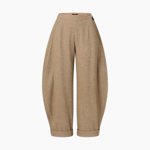 Herringbone Balloon Pants
