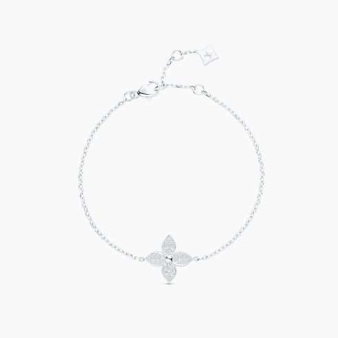 Idylle Blossom Bracelet, White Gold, Diamonds