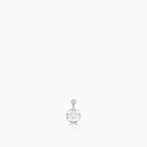 Idylle Blossom Ear Stud, White Gold And Diamond - Per Unit