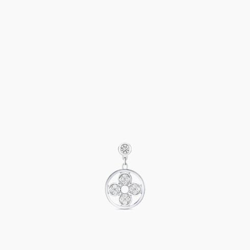Idylle Blossom Ear Stud, White Gold And Diamonds - Per Unit