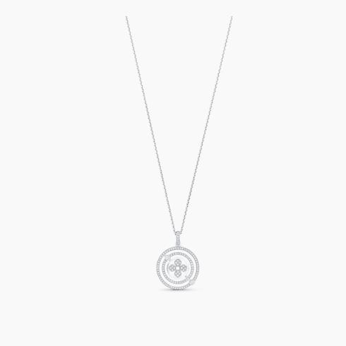 Idylle Blossom Medallion, White Gold And Diamonds