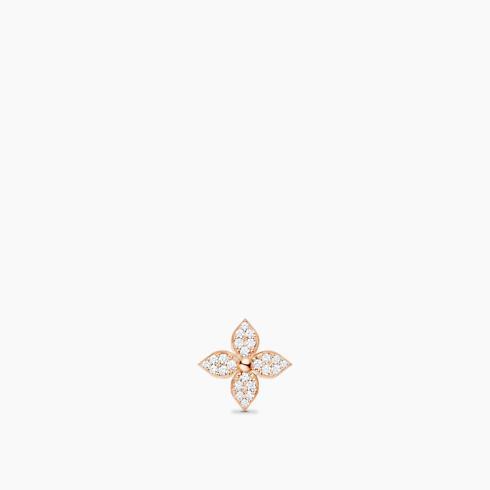 Idylle Blossom Stud, Pink Gold And Diamonds - Per Unit