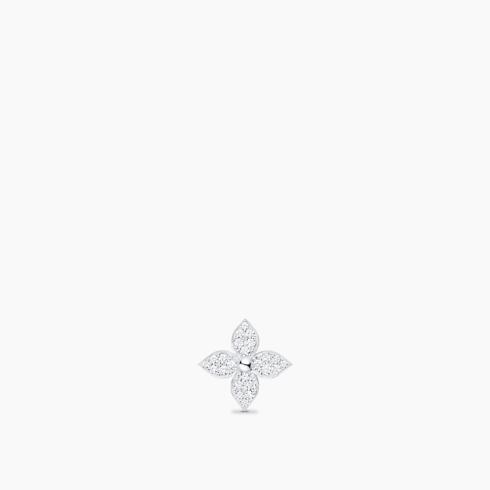 Idylle Blossom Stud, White Gold And Diamonds - Per Unit