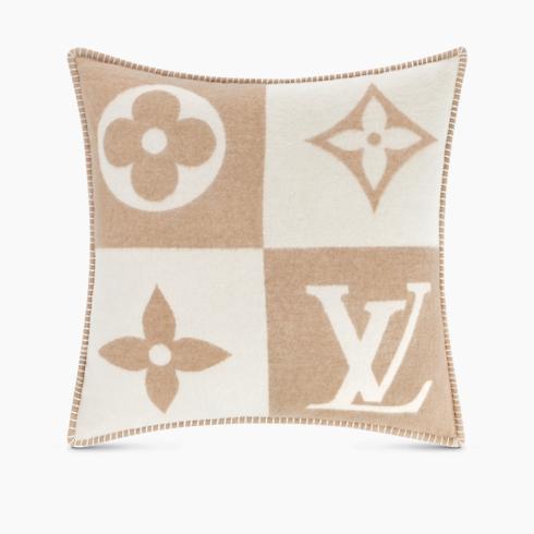 Lv Checkmate Cushion