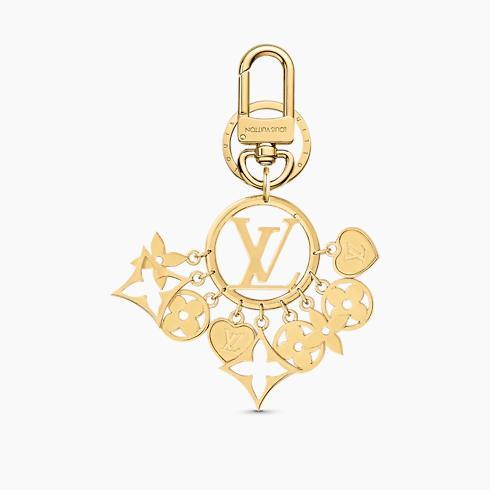 Lv Circle Twinkling Keyring and Bag Charm