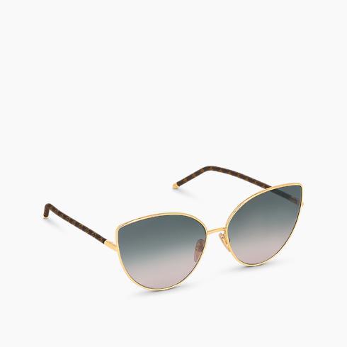 Lv First Metal Cat Eye Sunglasses