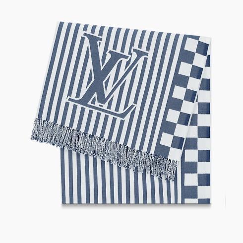Lv Graphical Beach Blanket