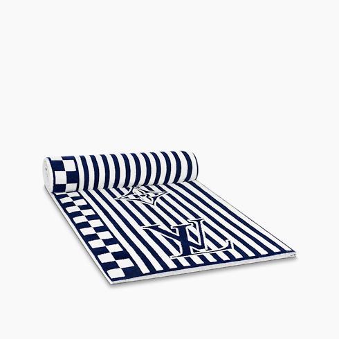 Lv Graphical Beach Towel