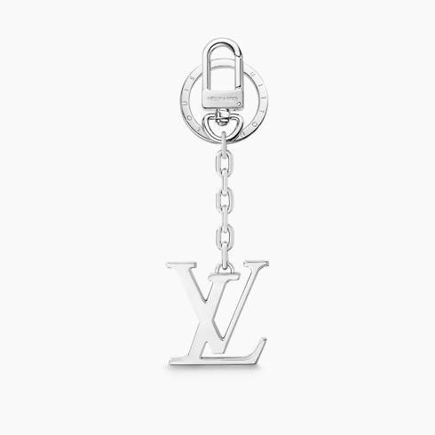 Lv Initials Key Holder and Bag Charm