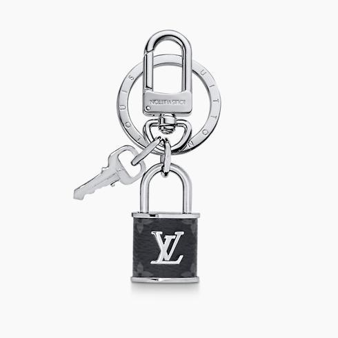 Lv Lock Bag Charm & Key Holder