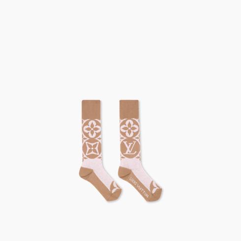 Lv Medallion Socks
