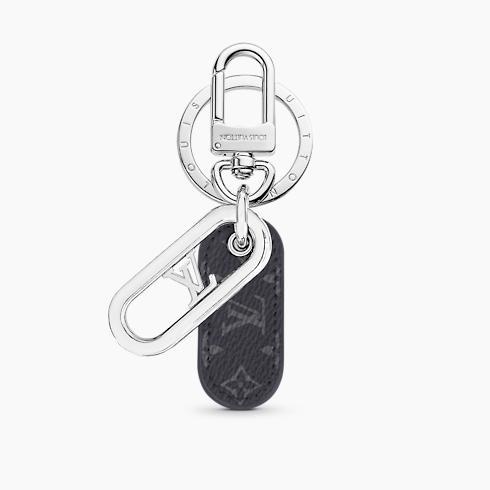 Lv Padded Circle Bag Charm and Key Holder