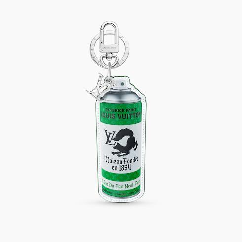 Lv Paint Illustre Bag Charm & Key Holder