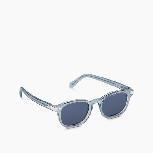 Lv Signature Square Round Sunglasses