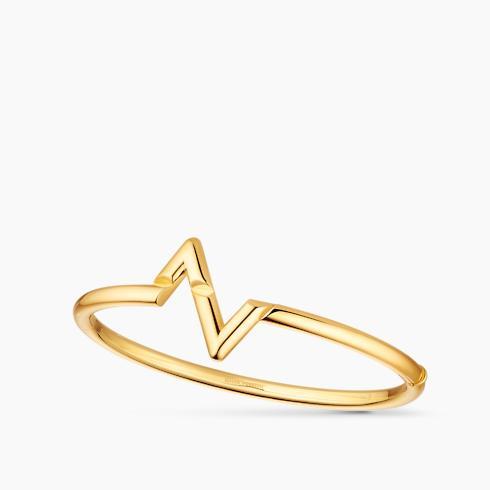 LV Volt Upside Down Bracelet, Yellow Gold