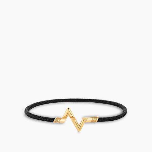 LV Volt Upside Down Play Small Bracelet, Yellow Gold