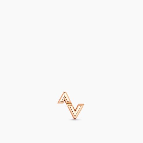 LV Volt Upside Down Stud, Pink Gold - Per Unit