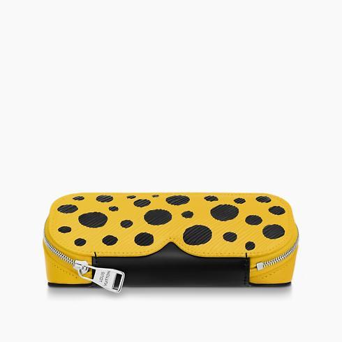 Lv X Yk Infinity Dots Gm Sunglasses Pouch