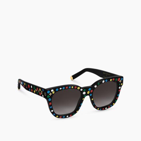 Lv X Yk My Monogram Square Painted Dots Sunglasses