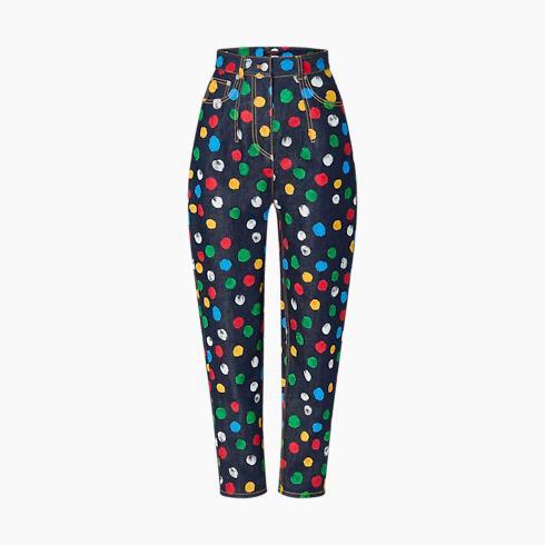 Lv X Yk Painted Dots Jeans