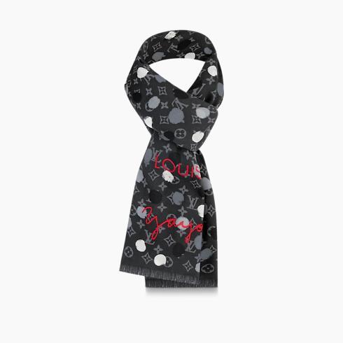 Lv X Yk Painted Dots Stole