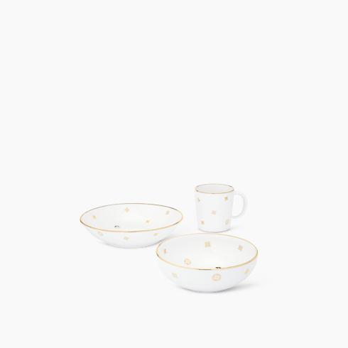 Meli-Melo Gold Porcelain Set
