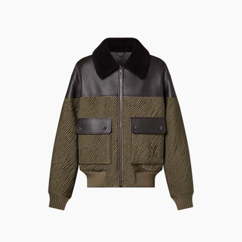 Mix Leather Blouson