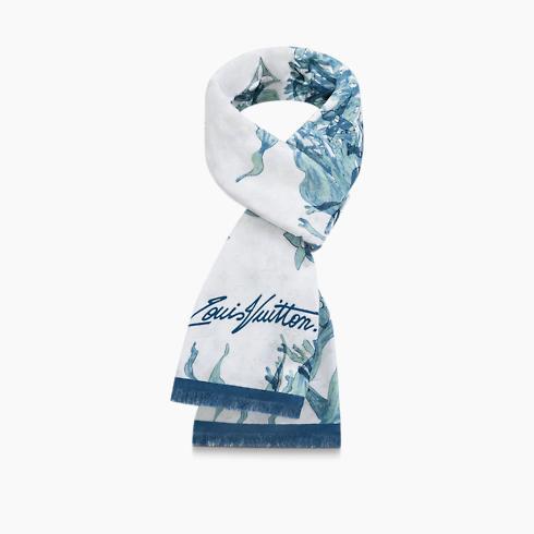 Monogram Aquagarden Stole