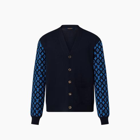 Monogram Cashmere Mix Cardigan