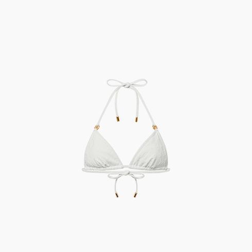 Monogram Jacquard Bikini Top