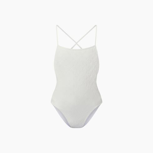 Monogram Jacquard One-Piece Swimsuit 