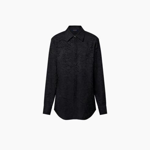 Silk Blend Long-Sleeved Shirt