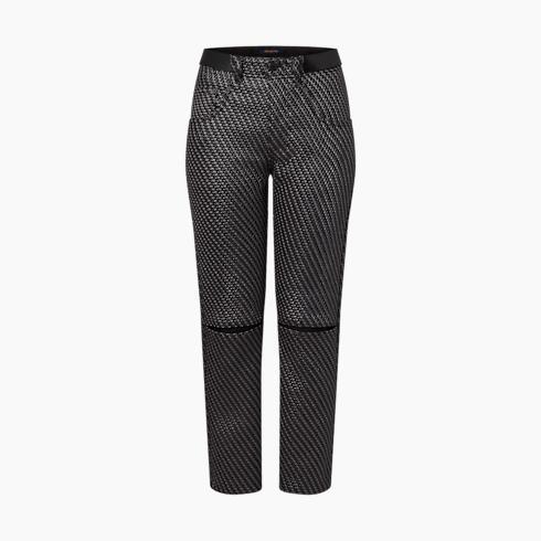 Technical Jacquard Slit Pants